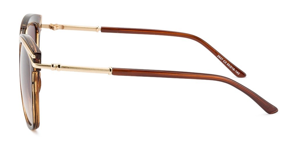 UV Protection Cat-eye Sunglasses (Free Size) (For Women, Brown) - Image 4