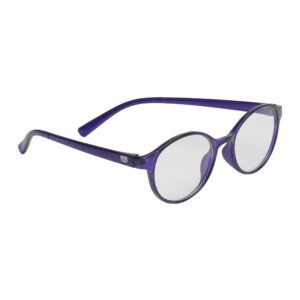 Amour Oval Spectacle Frame for Men Women Boys Girls (Clear/Dummy Lens)