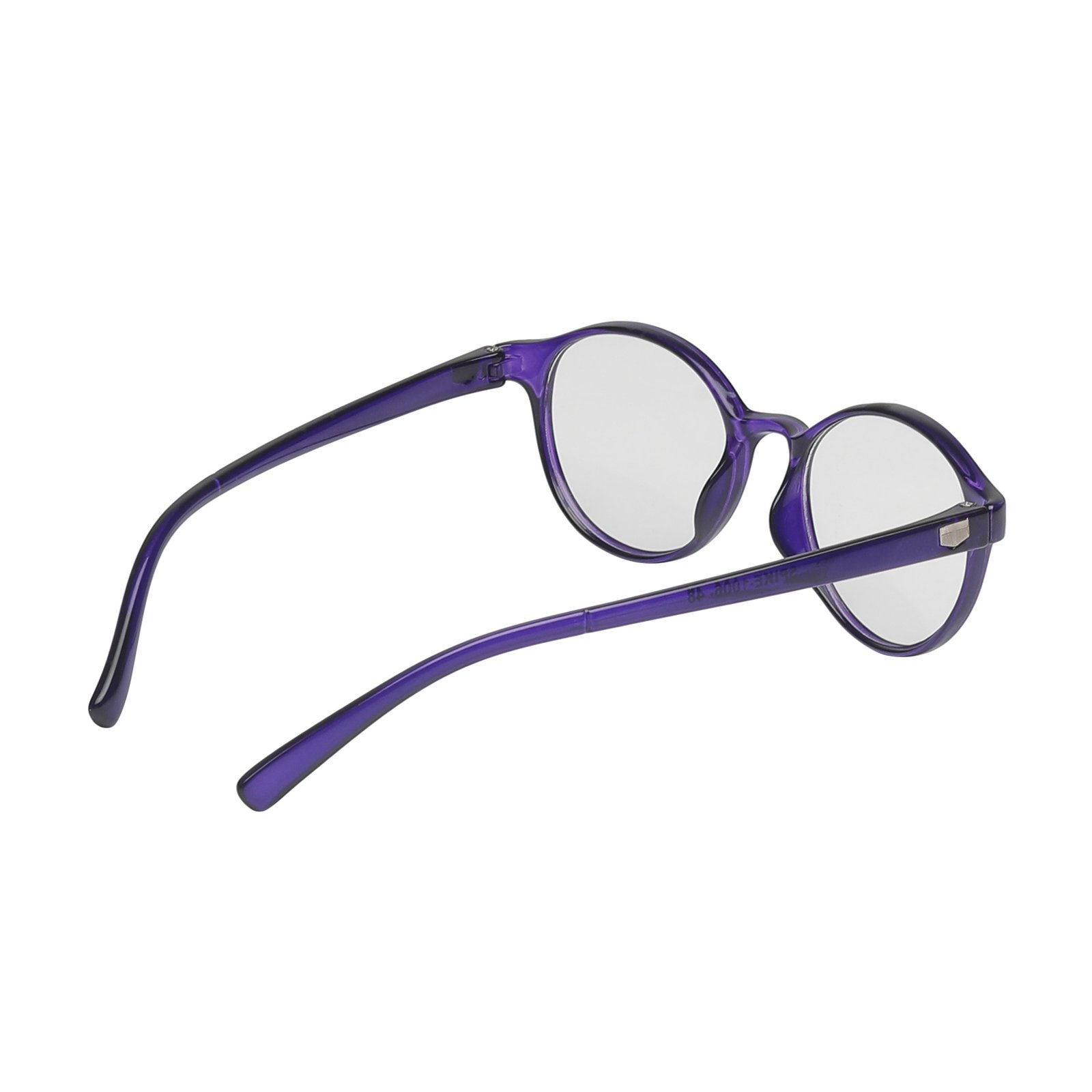 Amour Oval Spectacle Frame for Men Women Boys Girls (Clear/Dummy Lens) - Image 2