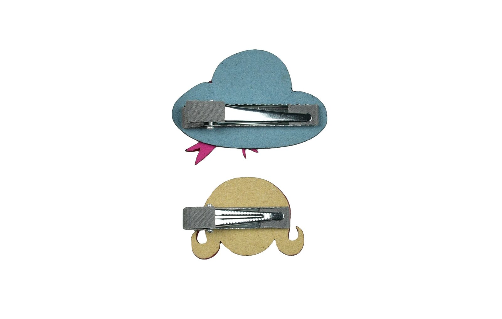 Kutumbh Hat & Doll Design Pair of Hair Clips Pack of 2 for Girls/Baby Girls - Image 2
